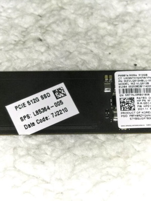 Samsung 512GB NVMe m.2 SSD Drive σαν καινούργιο
