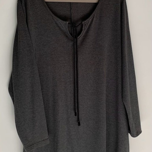Blouse-dress used, dark gray, size X-XL