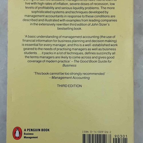 An Insight Into Management Accounting used book