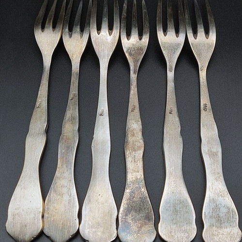 Zulovic Vintage 60s Forks and Knives set used, 12 pieces