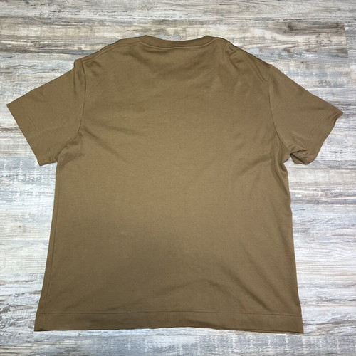 Lacoste Unisex Relaxed Fit T-Shirt Size L Used Khaki Camel