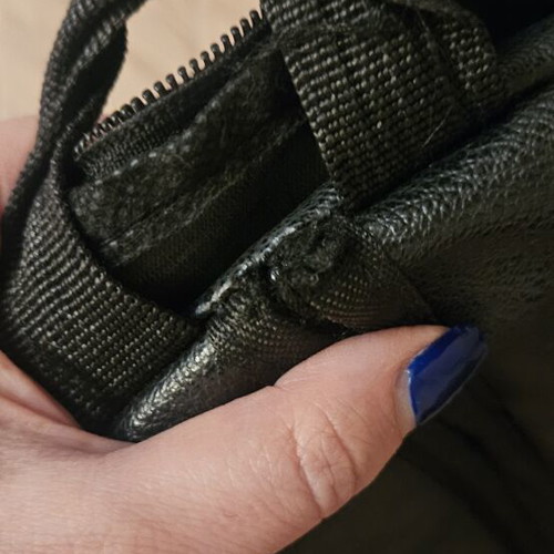 Backpack with sequins like new, black