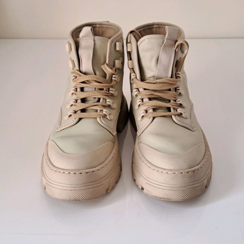 Zara leather boots used, size 38, beige