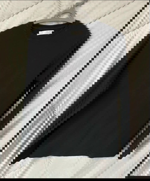 Μαύρο μακρυμάνικο μπλουζάκι ZARA για αγόρια