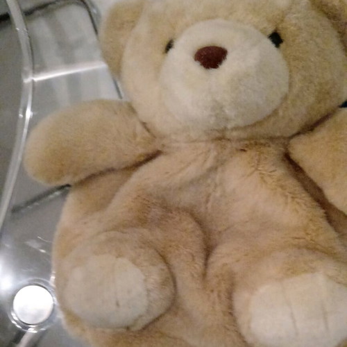 Backpack plush teddy bear like new