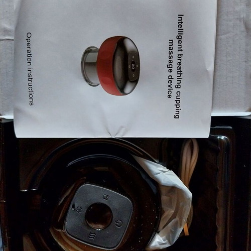 Electronic massage device with intelligent breathing cupping technology new