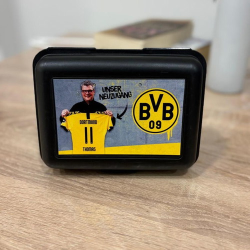 BVB Borussia Dortmund Lunchbox rare ltd edition used, German football