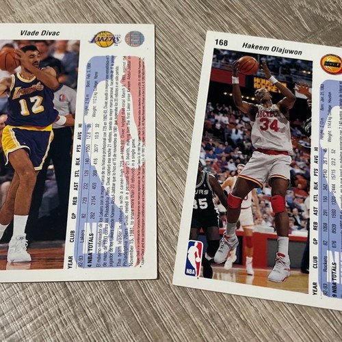 Upper Deck NBA 1992 cards used, collectible