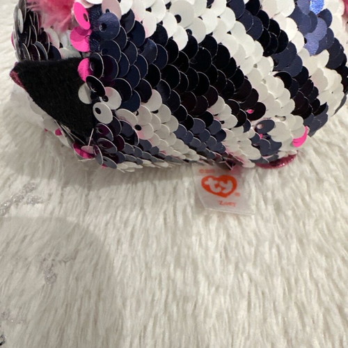 TY plush Beanie Boos Sequin the Zebra 4.5 cm like new
