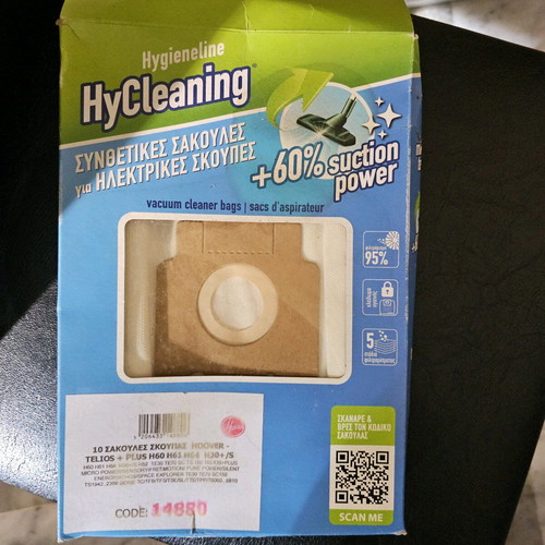 Vacuum cleaner bags 9 pieces new