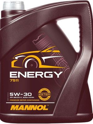Mannol Energy 5W-30 Synthetic Engine Oil 5 Liters