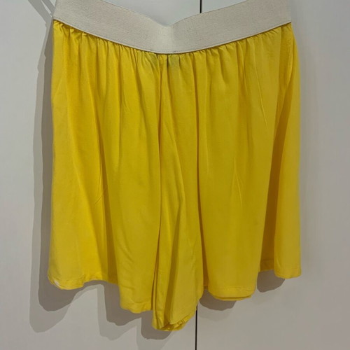 Hype short pants small yellow viscose with bow