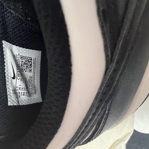Nike Dunk Low sneakers, size 38.5, black and white