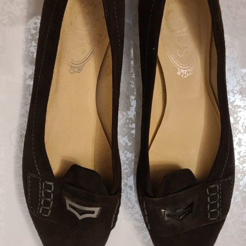 Tod's brown ballerinas used, size 37