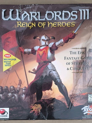 Warlords III Reign Of Heroes PC CD-ROM used, Big Box