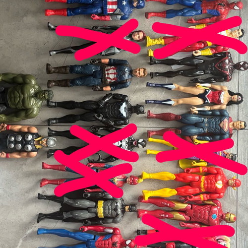 Marvel & DC Universe Action Figures Collection 16 pcs 30cm Hasbro Titan Hero