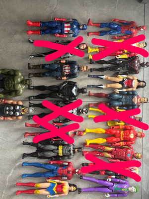 Marvel & DC Universe Action Figures Collection 16 pcs 30cm Hasbro Titan Hero