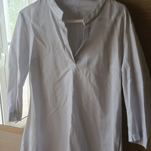 White cotton shirt like new, size L