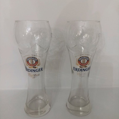 Beer glasses unused, set of 2 pieces
