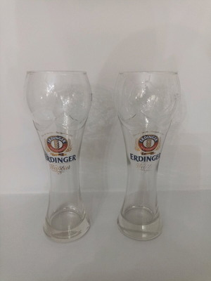 Ποτήρια μπύρας αχρησιμοποίητα, σετ 2 τεμαχίων