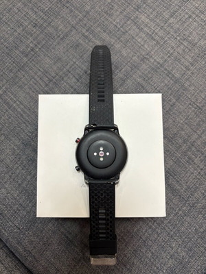 Xiaomi GTR 47mm with black silicone strap, charger, box and purchase receipt