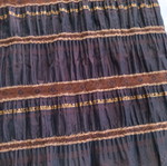 Boho Brown Maxi Skirt (M)