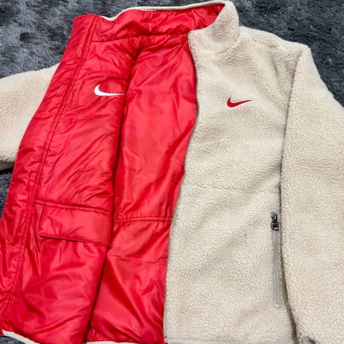 Nike Jacket Fleece new, size Large, beige