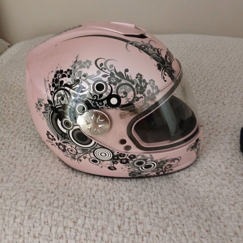 Nolan helmet pink used E3 052462/P-024025