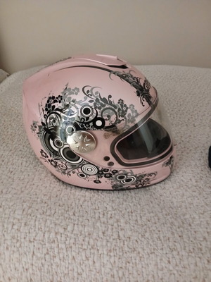 Nolan helmet pink used E3 052462/P-024025