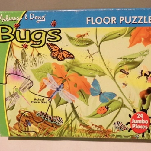Melissa & Doug παζλ Bugs για πάτωμα, 24 μεγάλα κομμάτια