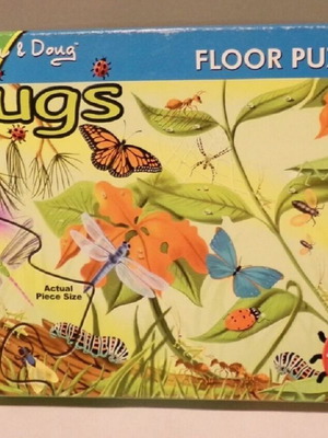 Melissa & Doug пъзел Bugs за под, 24 големи части