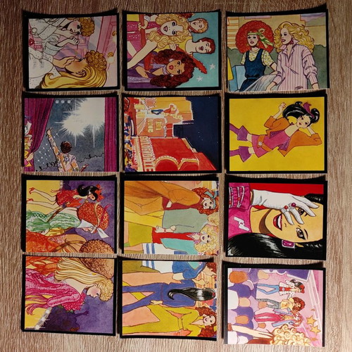 Barbie Rock Star 1986 stickers and packs used, Panini