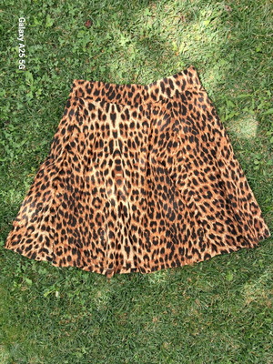 Φούστα κοντή κλος Stradivarius animal print σαν καινούργιο, μακό ύφασμα