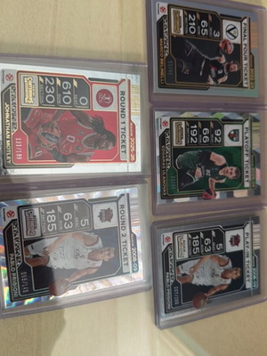 Panini Euroleague Contenders Cards like new, numbered tickets and small hits