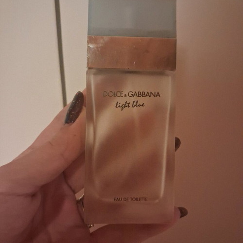 Dolce Gabbana Light Blue empty bottle used for collectors