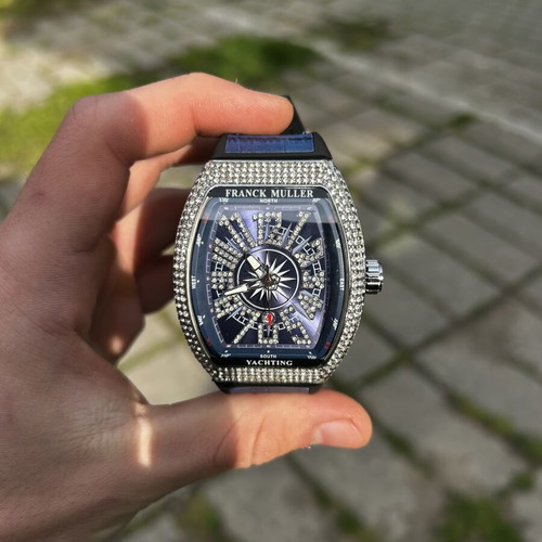 Franck Muller men's watch new, black and blue