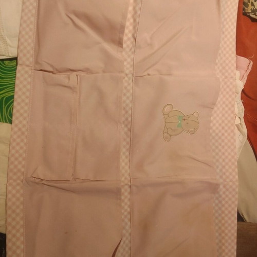 IKEA pink wall pocket used for nursery room