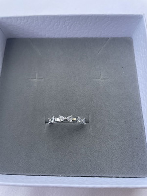 Pandora ring new, silver, minimal elegant design, size 7