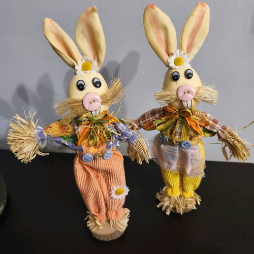 Handmade straw decorations new