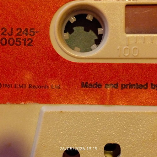 Classical music cassette tapes used, EMI 1961 and 1968 productions