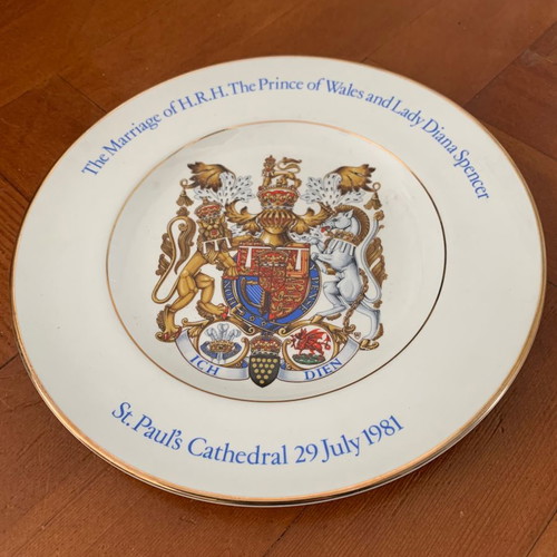 Wood & Sons Collectible Plate Royal Wedding 1981 Memorabilia