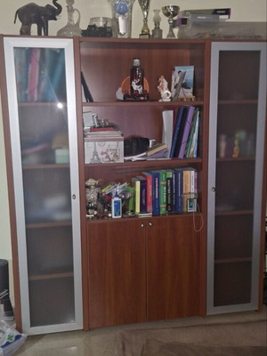 Skouropoulos bookcase like new, office furniture