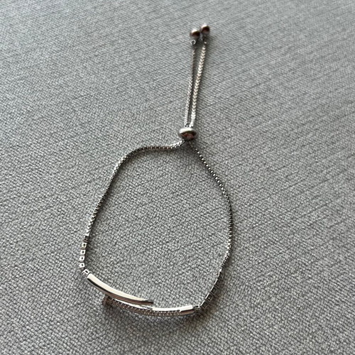 Bracelet used, silver, adjustable