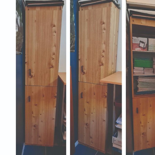 Shoe rack and cabinet set