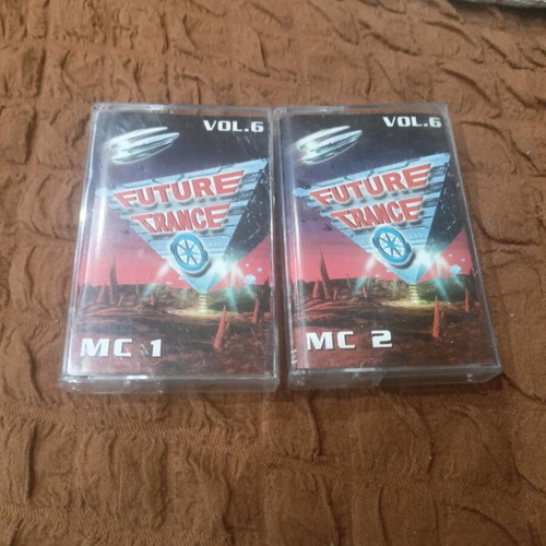 Future Trance Vol.6 cassette tapes like new, electronic, pack of 2