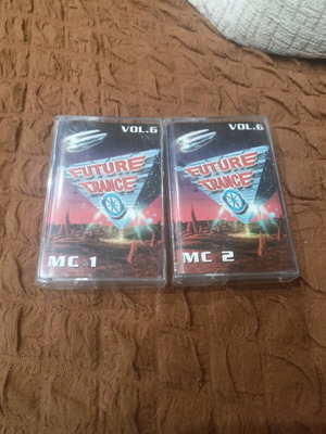 Future Trance Vol.6 cassette tapes like new, electronic, pack of 2