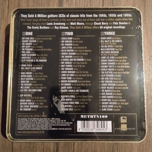 They Sold A Million 3CD sealed metal box set, rock classics