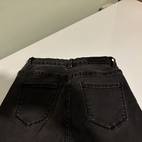 Toi Moi black gray jeans size S used, elastic flare fit