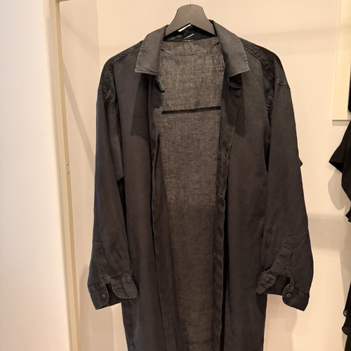 Linen oversized shirt black Calzedonia like new, size L