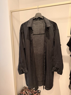 Linen oversized shirt black Calzedonia like new, size L